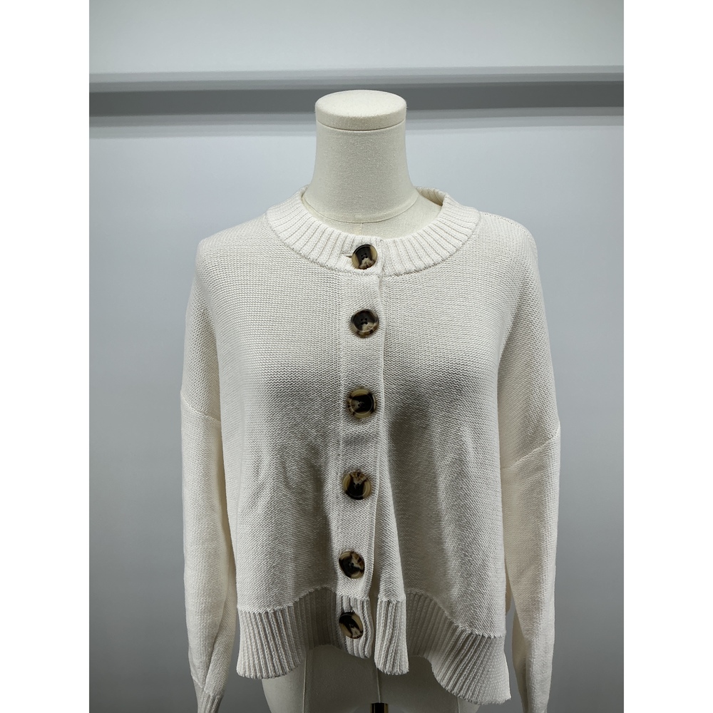 100% Organic Cotton Cropped Cardigan